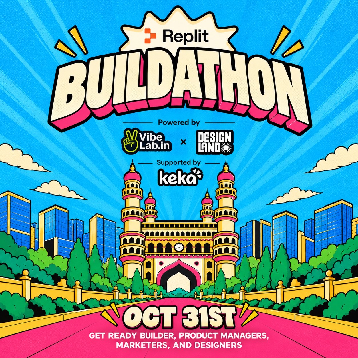 Replit Buildathon, Hyderabad, a VibeLab event