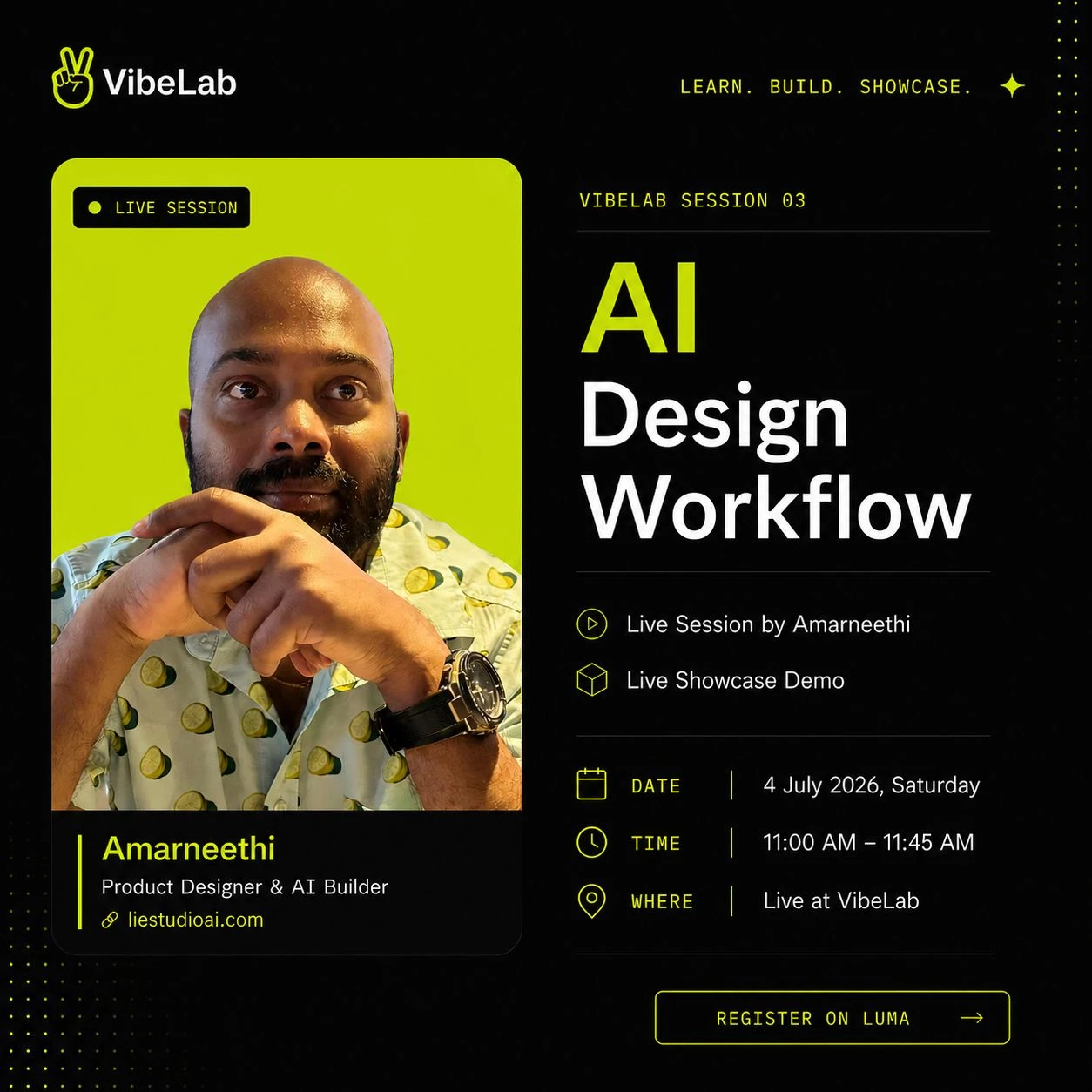 VibeLab Session 03 — AI Design Workflow — a VibeLab event